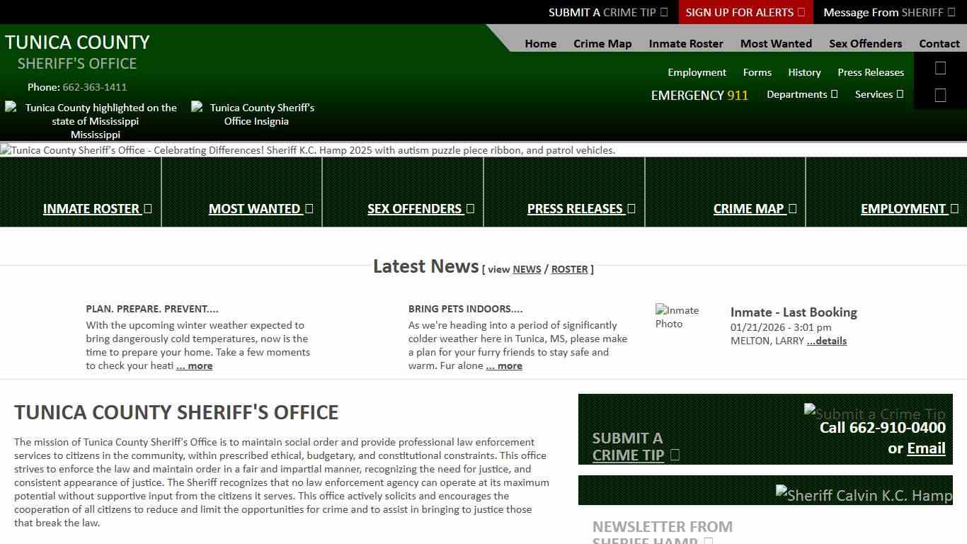 Tunica County Sheriff's Office